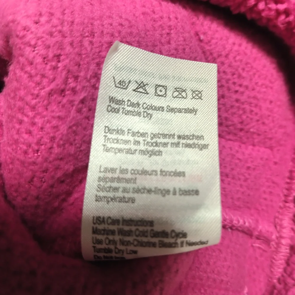 Joules Girls 1/4 Zip Pink Fleece